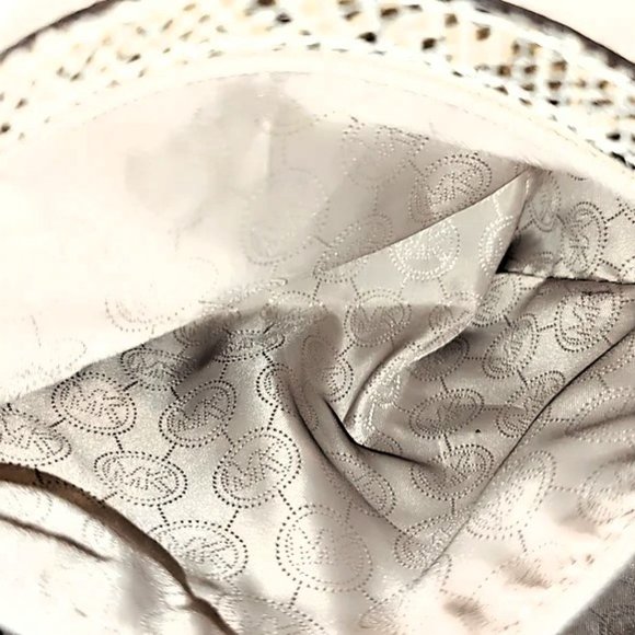 Authentic Michael Kors Beige Python Effect Leather/Suede Bedford Hobo - Picture 15 of 15